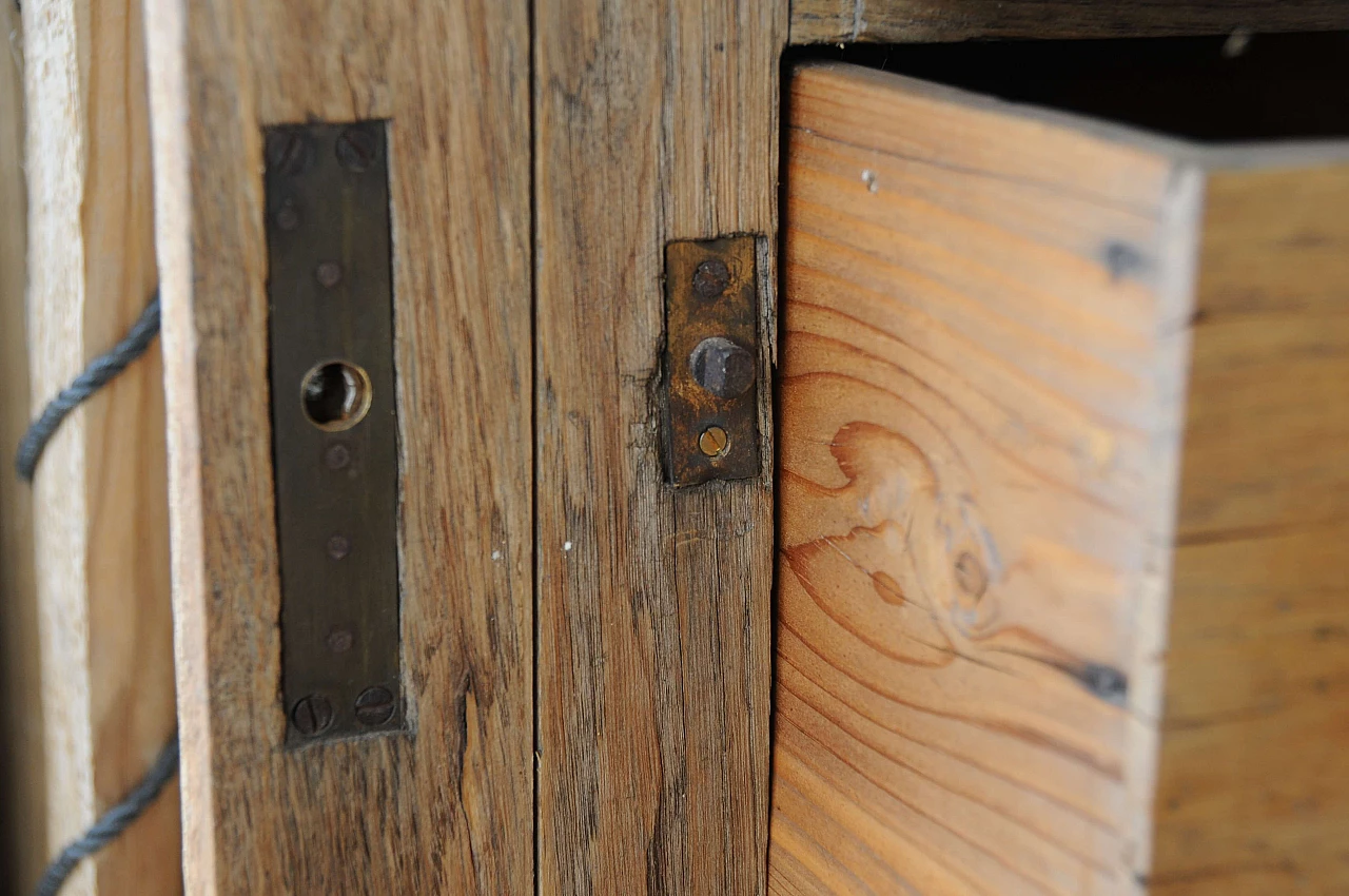 Liberty style oak storage chest of drawers, 1930s 9