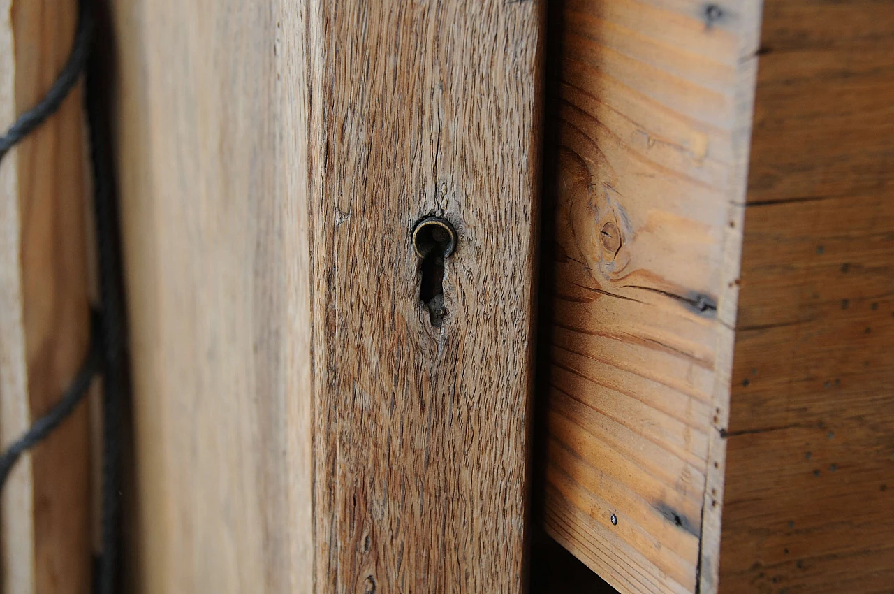 Liberty style oak storage chest of drawers, 1930s 10