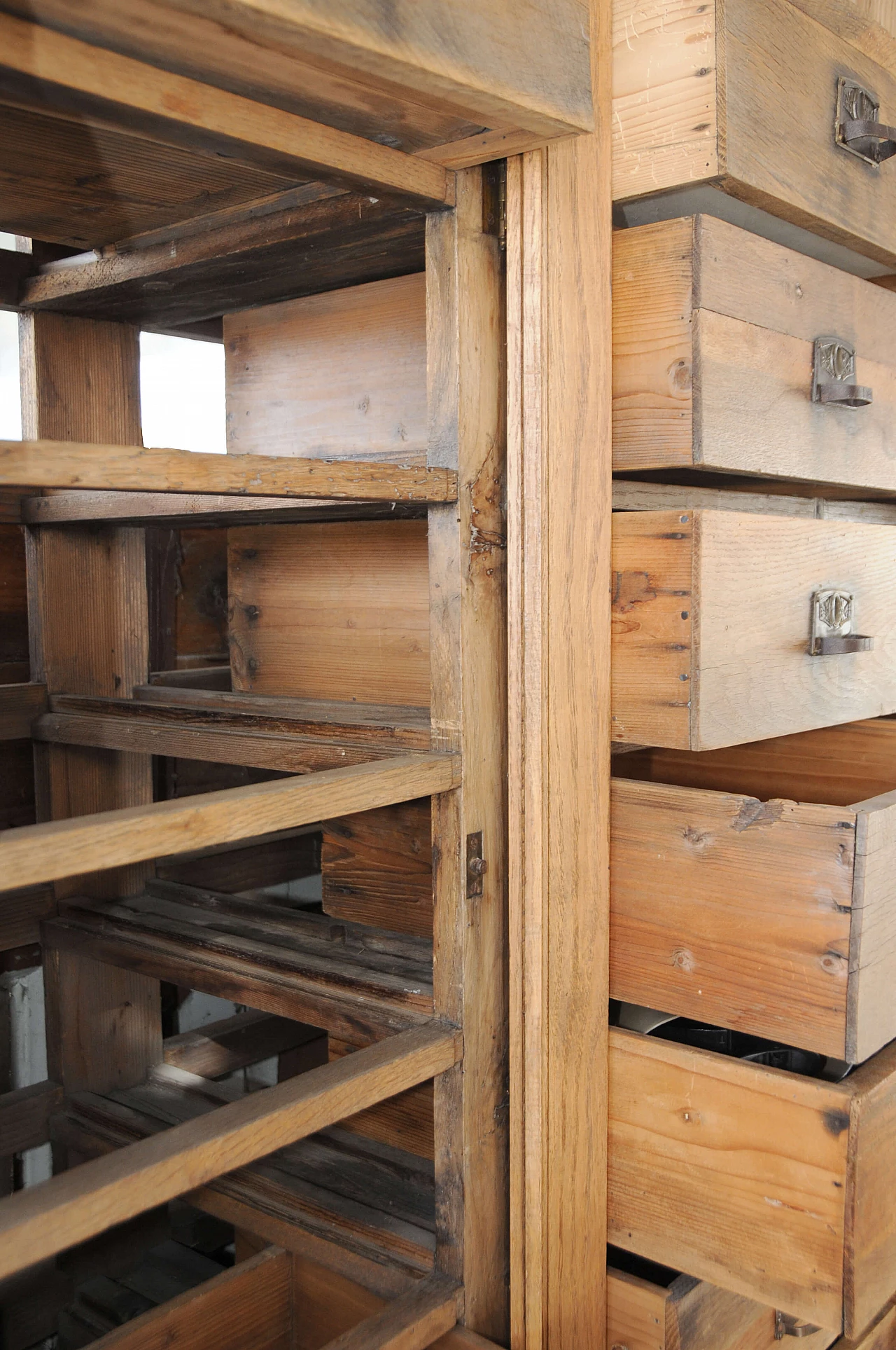 Liberty style oak storage chest of drawers, 1930s 15