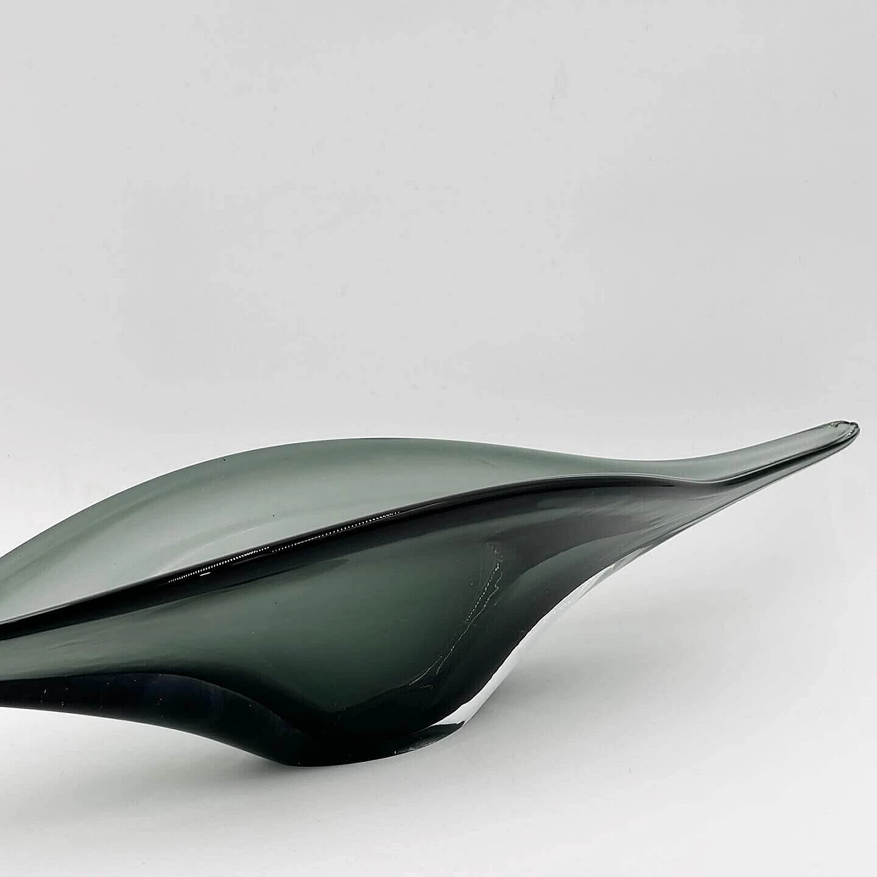 Smoked submerged Murano glass centerpiece, 1960s 4