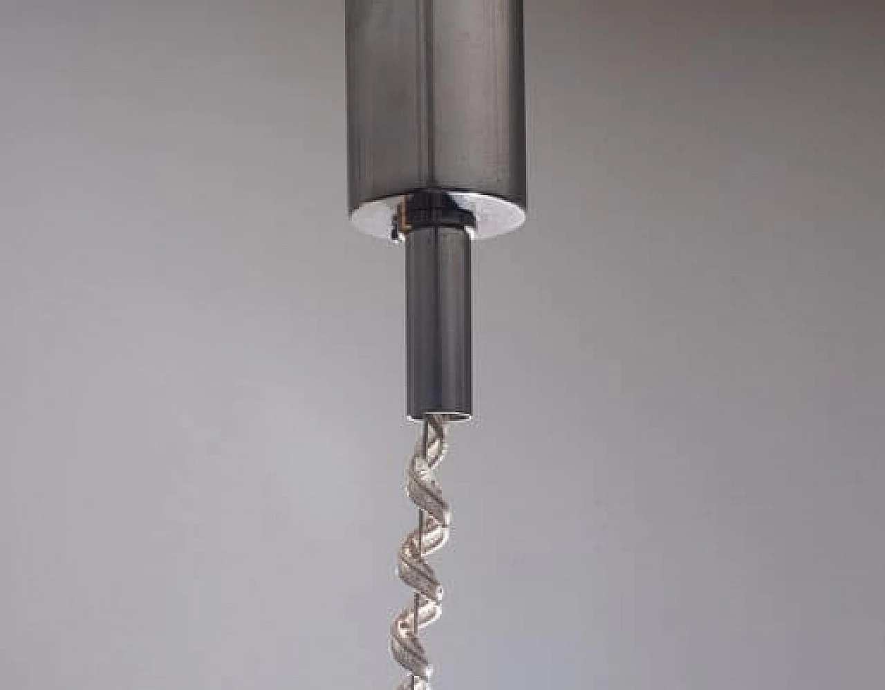 Petal ceiling lamp attributed to Carlo Nason for Nasonmoretti, 1960s 3