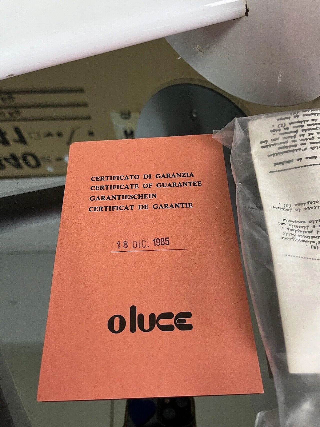 Coppia di lampade Otello di Bruno Gecchelin per Oluce, anni '80 5