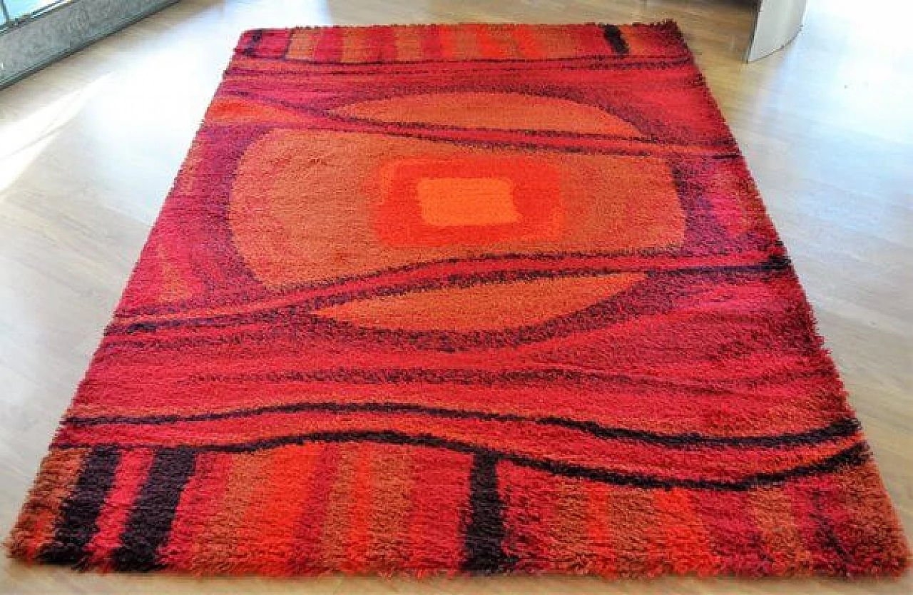 Tosca wool rug from Karl Eybl, 1970s 2