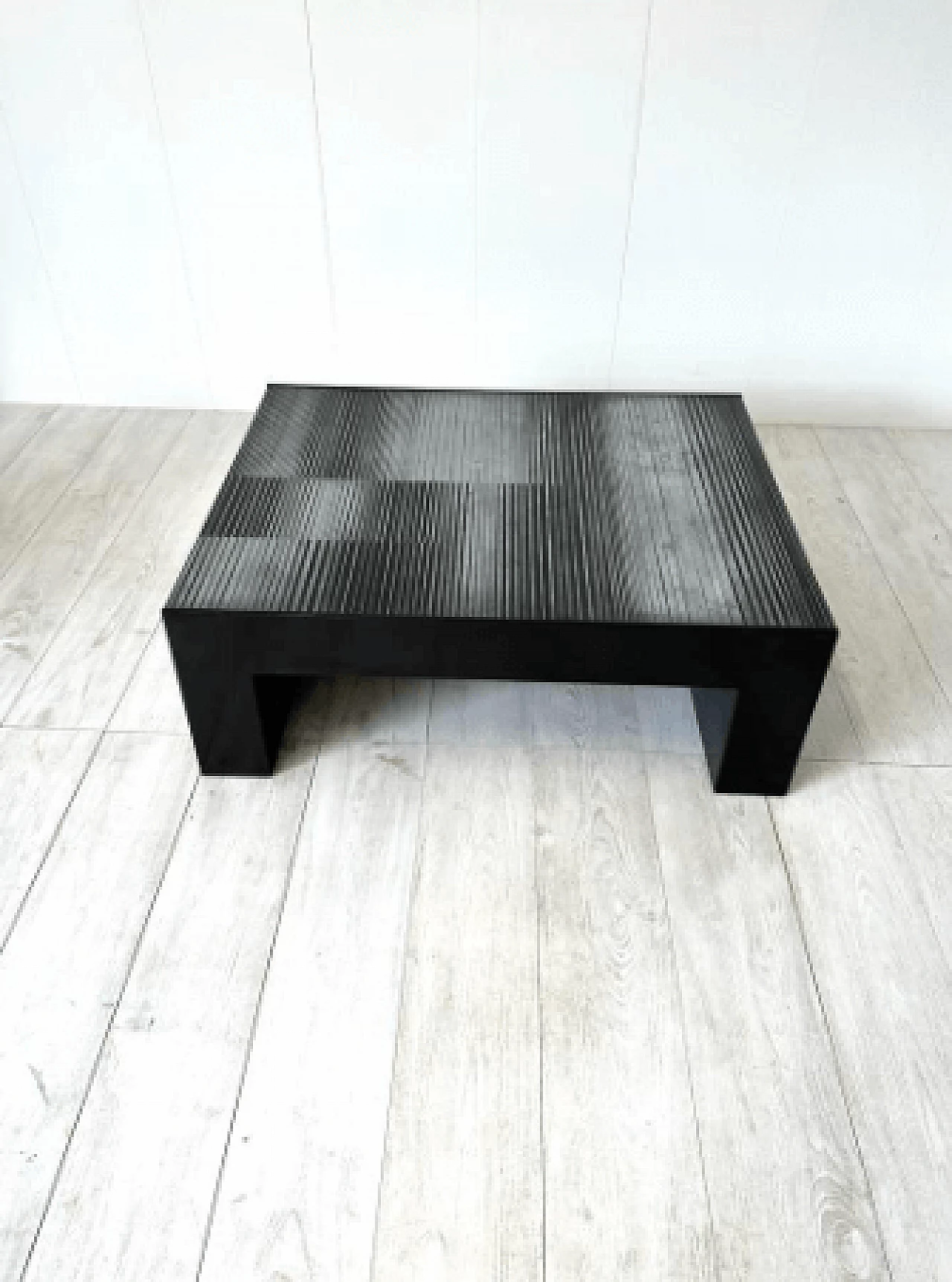 Lacquered wood and zinc coffee table by Nerone and Patuzzi Gruppo NP2, 1970s 5