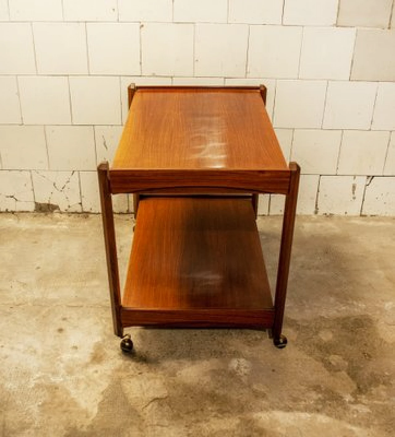 Teak bar cart, 1950s 3