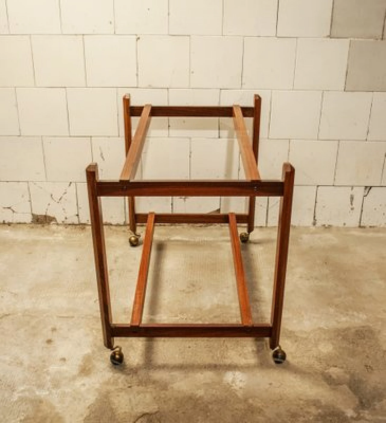 Teak bar cart, 1950s 5