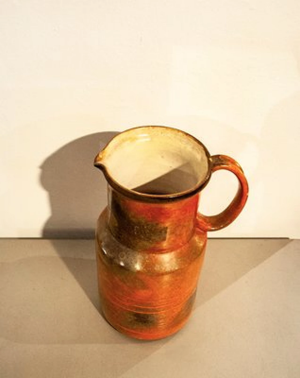 Brocca in ceramica di Alessio Tasca per Nove, anni '70 2