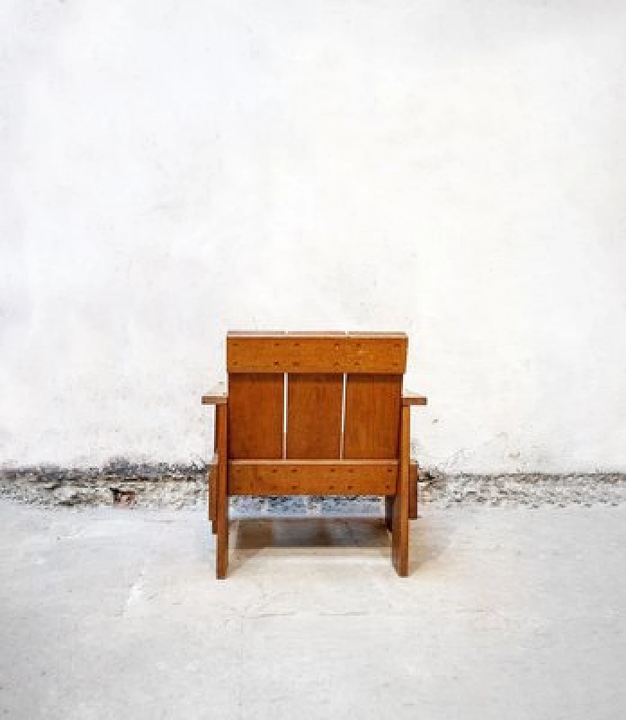 Oak Armchair by Gerrit Thomas Rietveld, 1950s 4