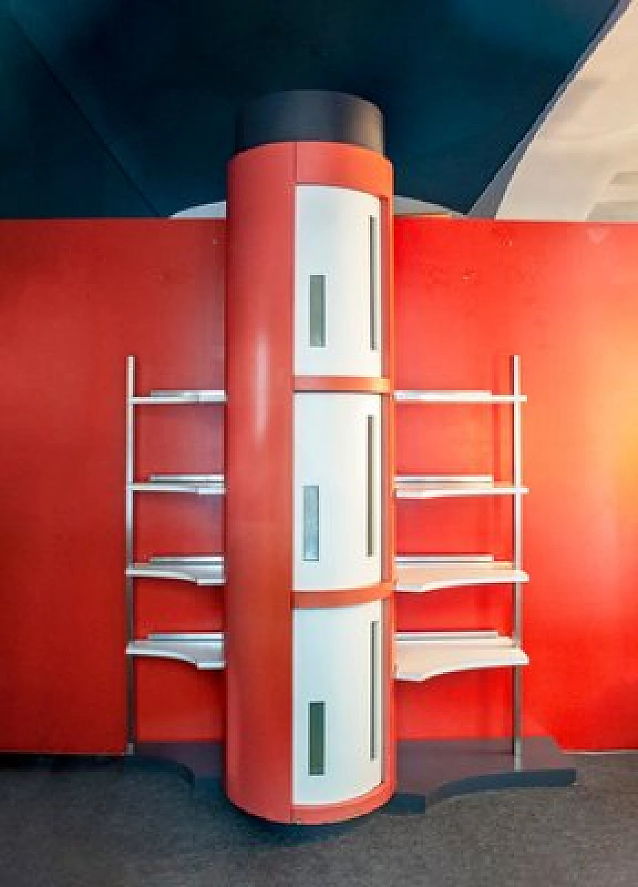 Formica bookcase by Luigi and Renato Manzoni, 1958 1