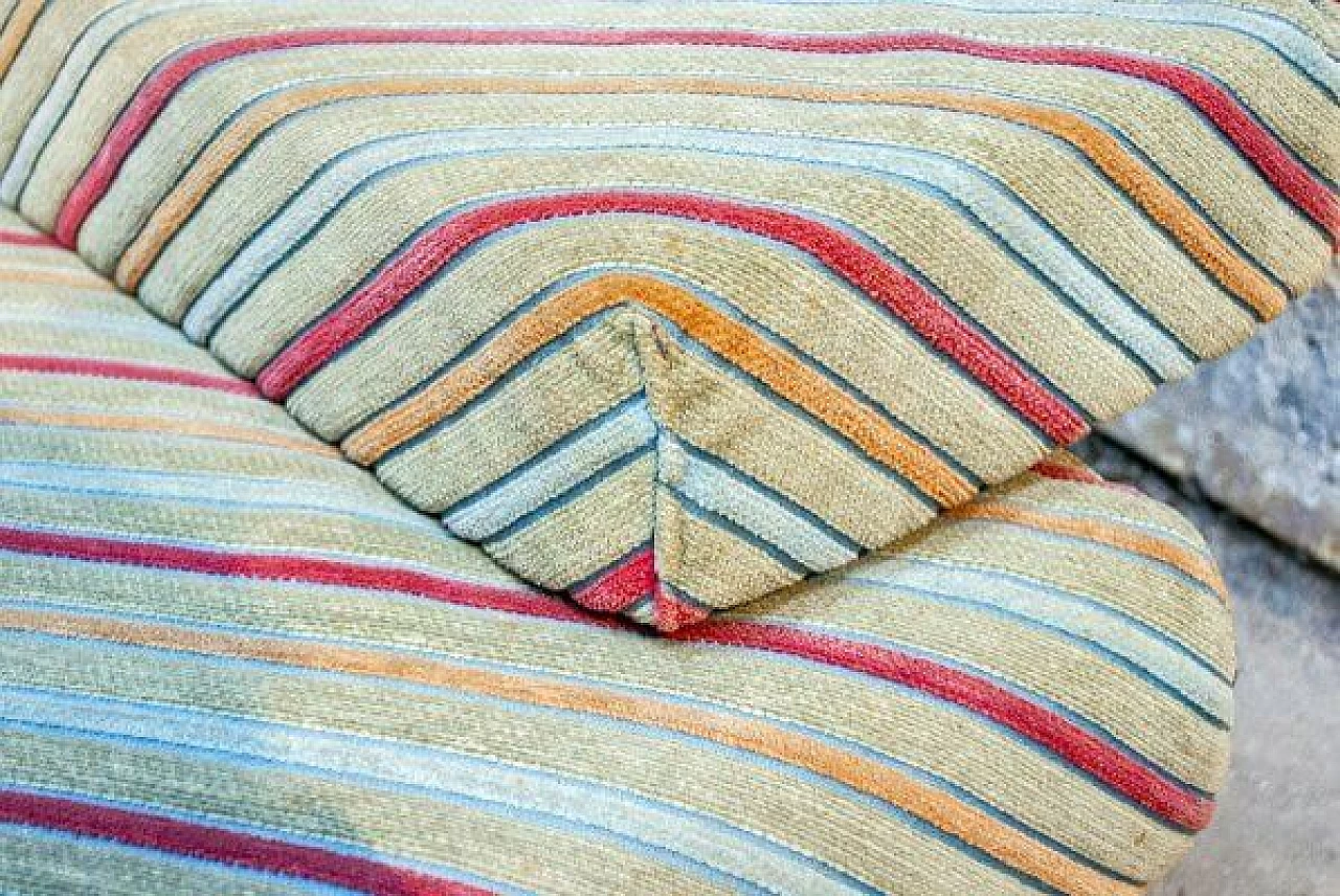 Sofa in Missoni fabric by Giovanni Offredi for Saporiti, 1970s 4