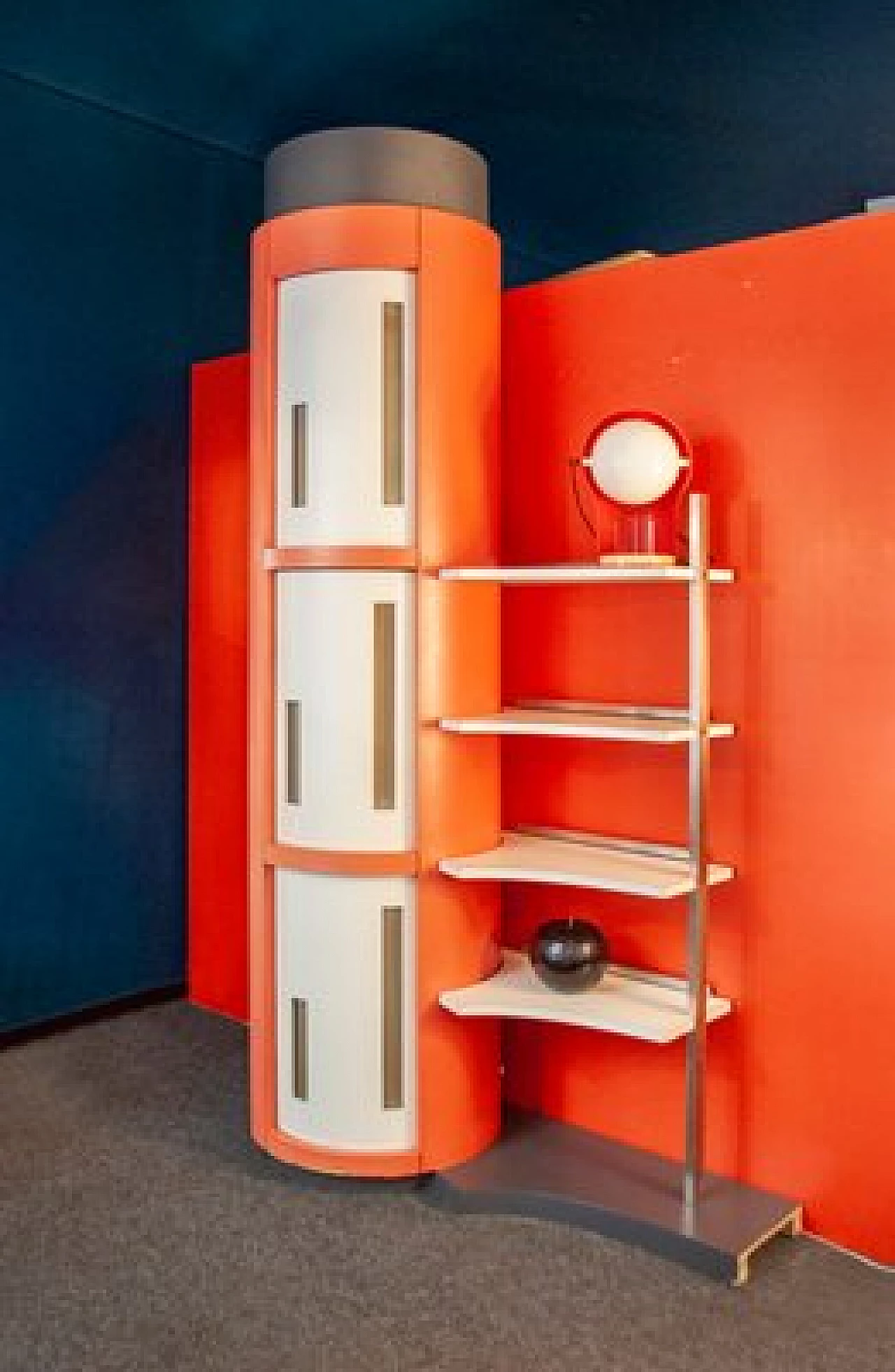 Formica bookcase by Luigi and Renato Manzoni, 1958 3