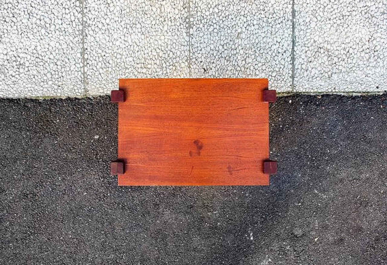 Teak wooden coffee table, 1960s 3