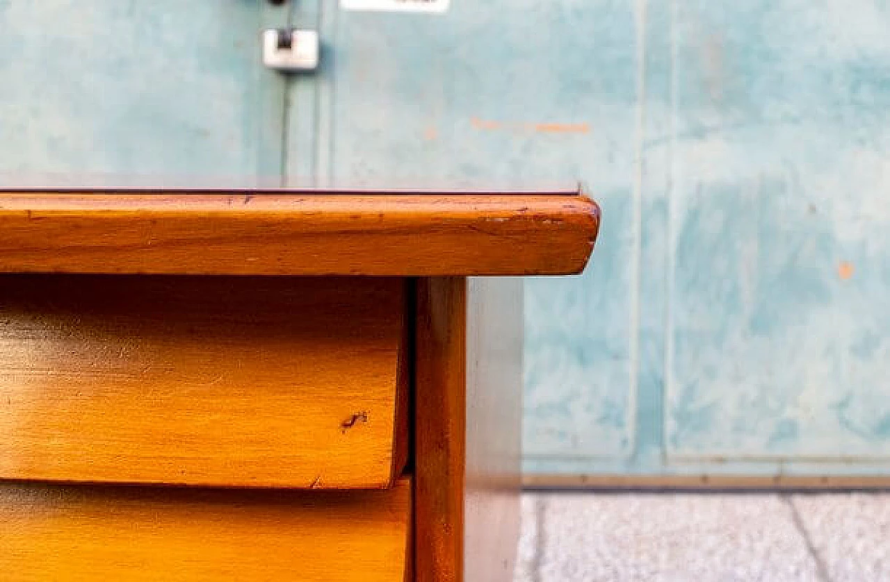 Beech and formica desk, 1950s 7