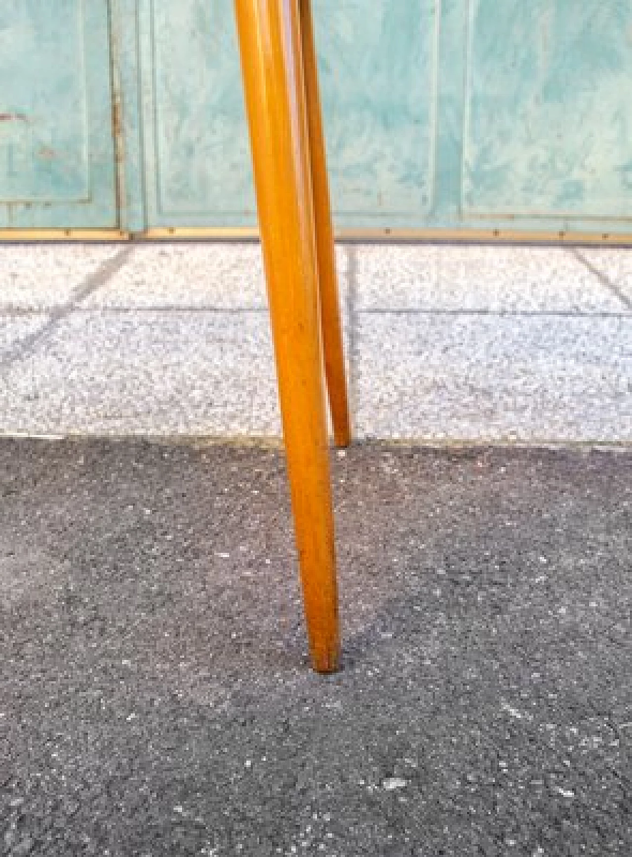 Beech and formica desk, 1950s 9