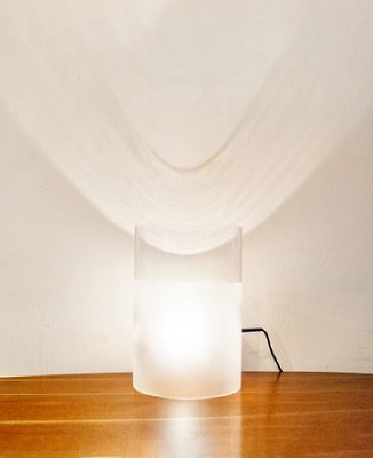 Lampada da tavolo Fatua in vetro di Guido Rosati per Fontana Arte, 1972 2