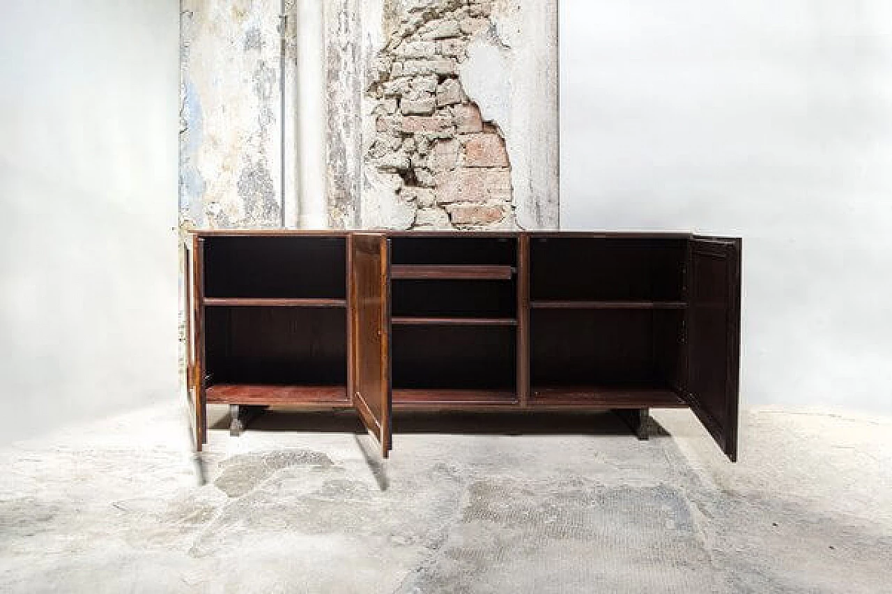 Rosewood sideboard by Franco Albini for Poggi, 1957 3