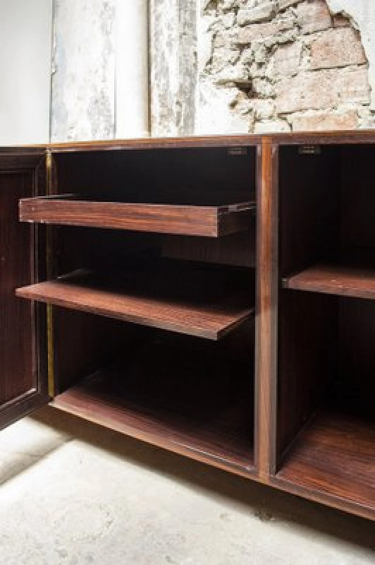 Rosewood sideboard by Franco Albini for Poggi, 1957 7