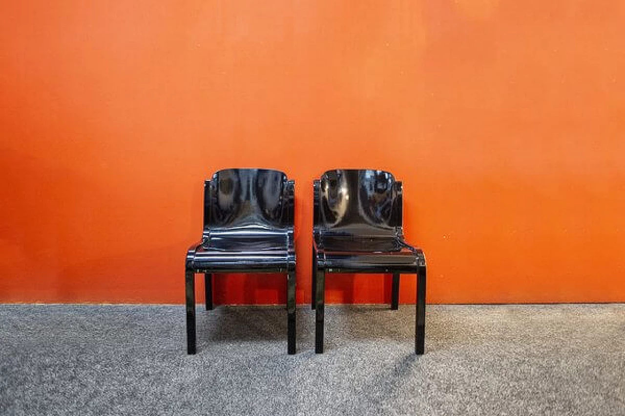 Pair of Mito chairs by Carlo Bartoli for Tisettanta, 1969 1