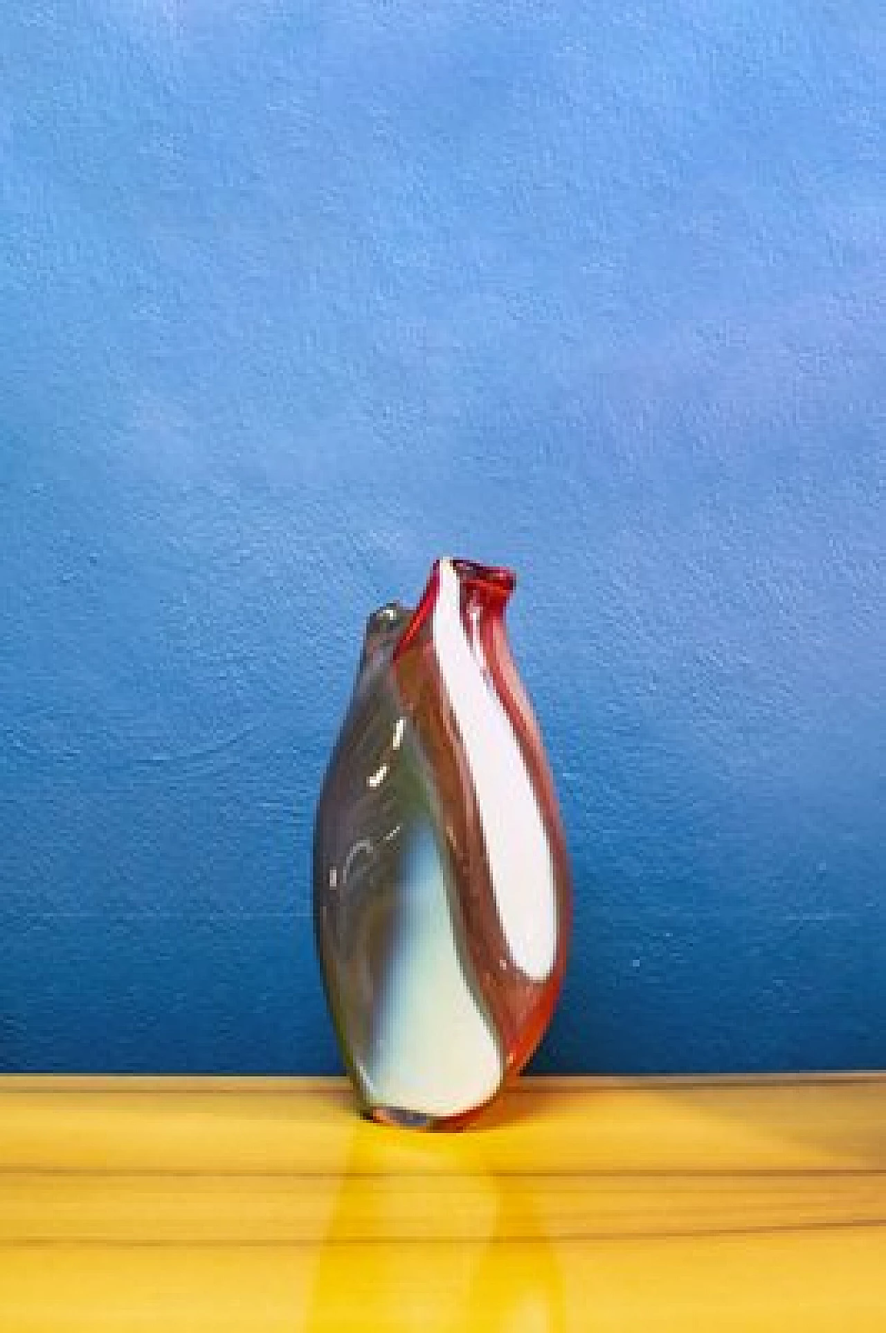 Glass vase by Gualtiero Casalegno, 1990s 1