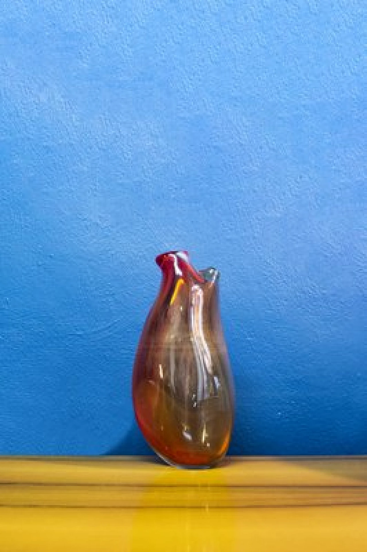 Glass vase by Gualtiero Casalegno, 1990s 2