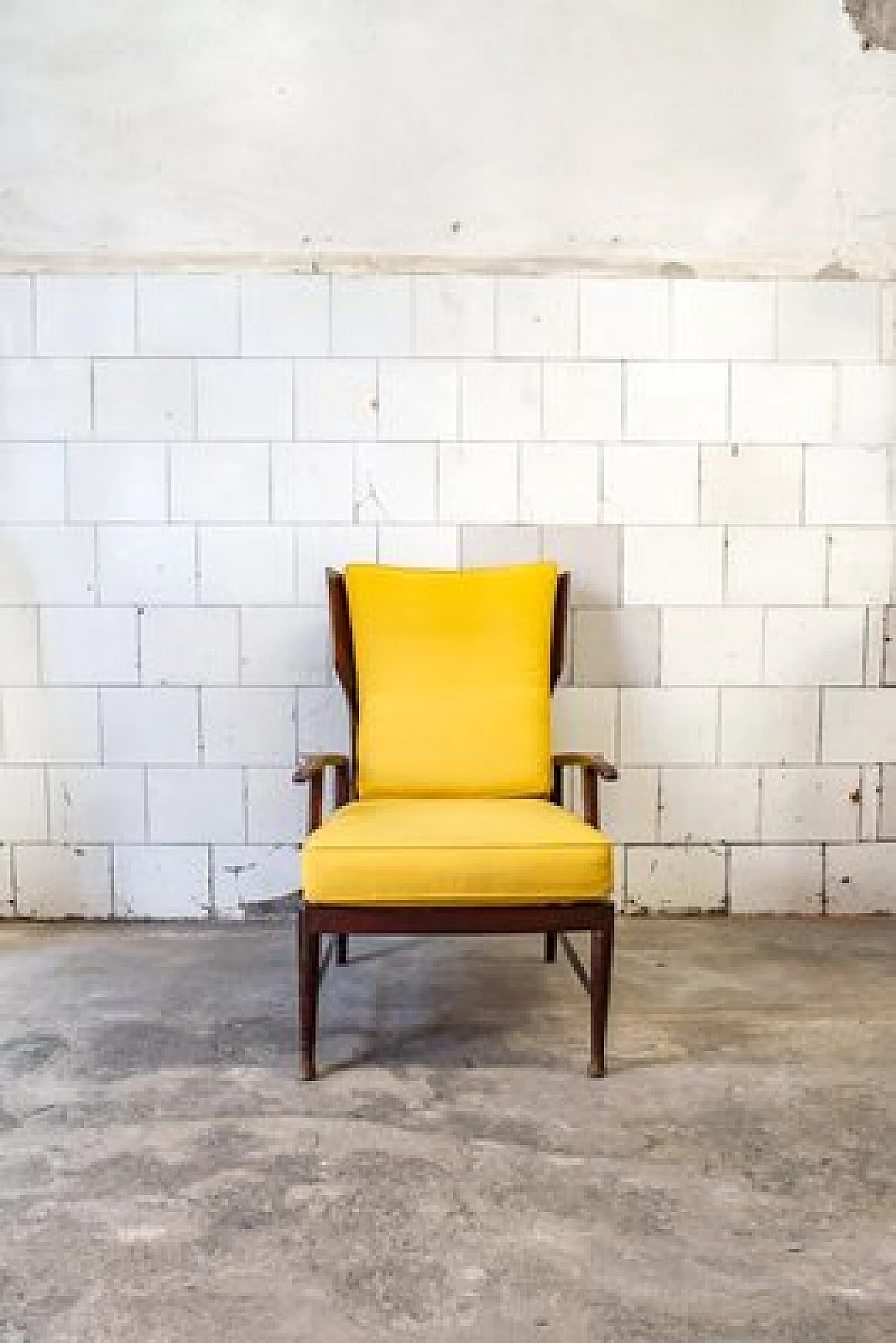 Reclining wooden chair, 1950s 2