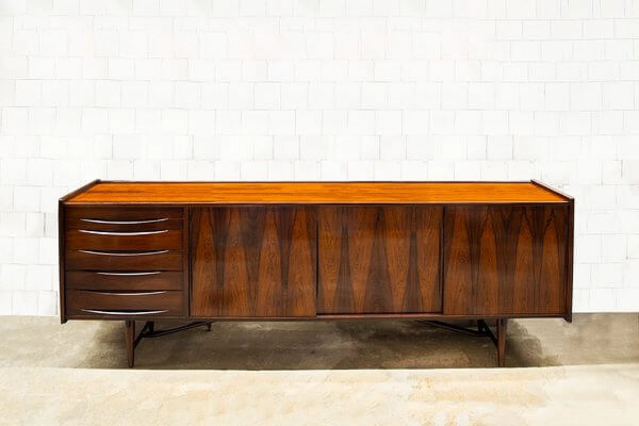 Danish sideboard in rosewood, 1960s 1