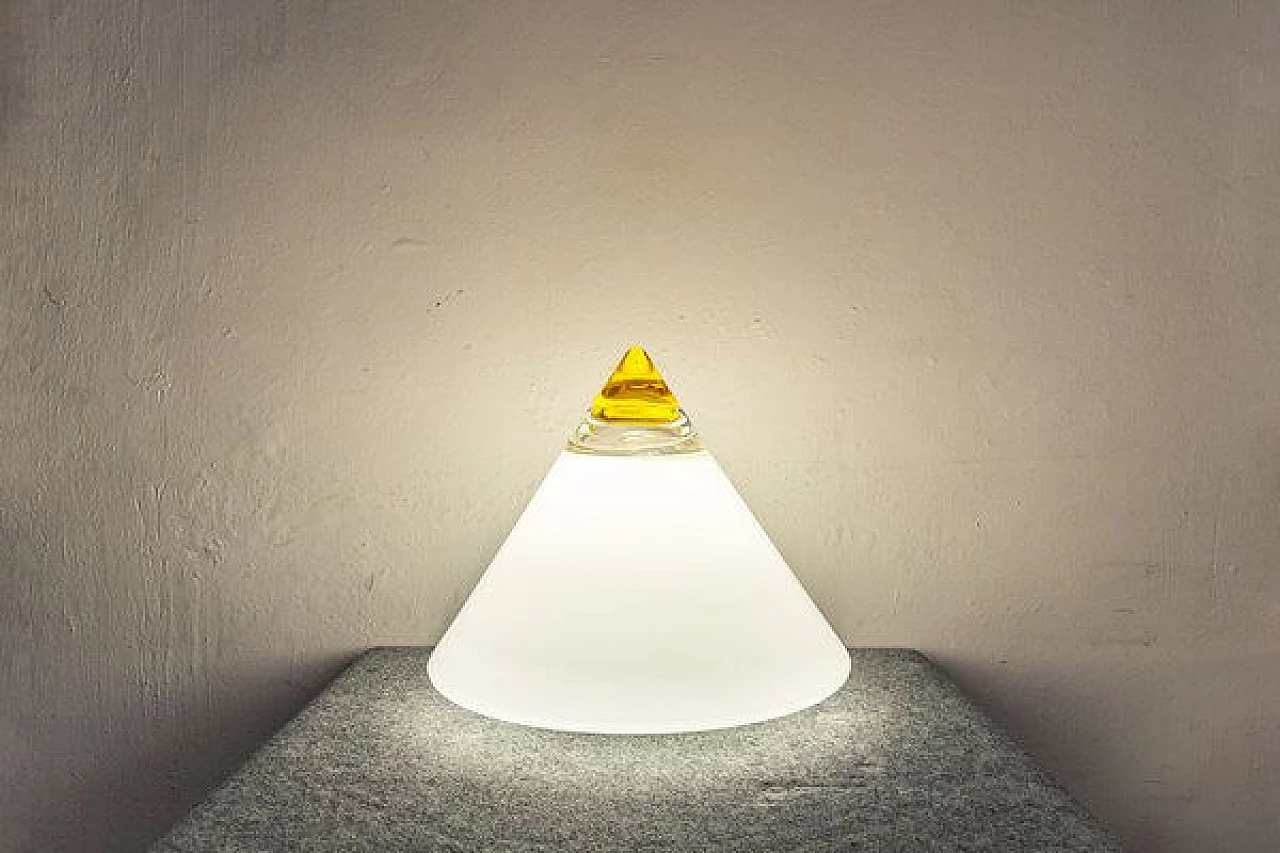 Murano glass Rio table lamp by Giusto Toso for Leucos, 1977 2