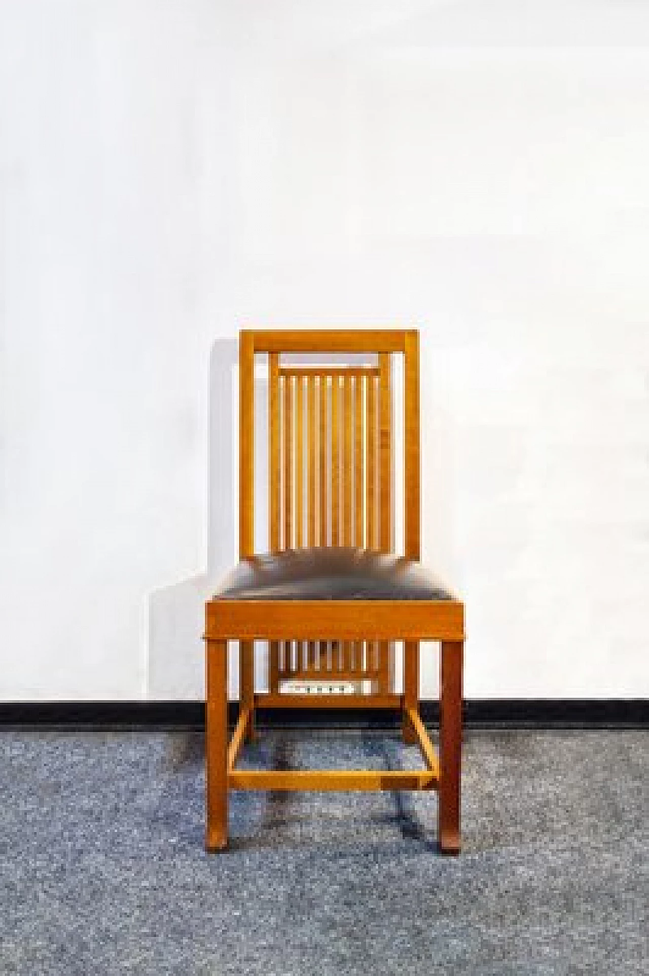 4 chairs 614 Coonley 2 by Frank Lloyd Wright for Cassina, 1992 1