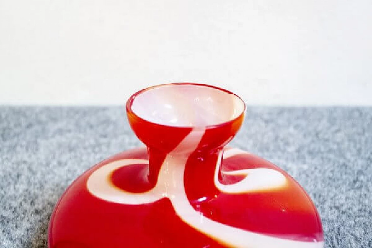 Murano glass vase by Carlo Moretti for Moretti, 1960s 4