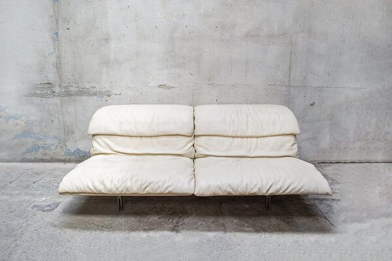 Wave two-seater sofa by Gianni Offredi for Saporiti Italia, 1970s 1