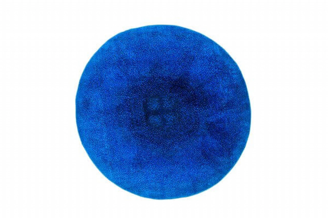 Tappeto blu di Desso, anni '70 1