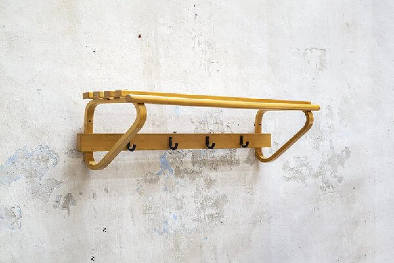 109c wall coat rack by Alvar Aalto for Artek, 1970s 2