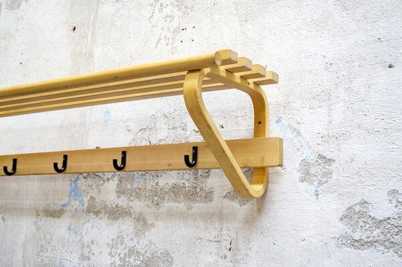 109c wall coat rack by Alvar Aalto for Artek, 1970s 5