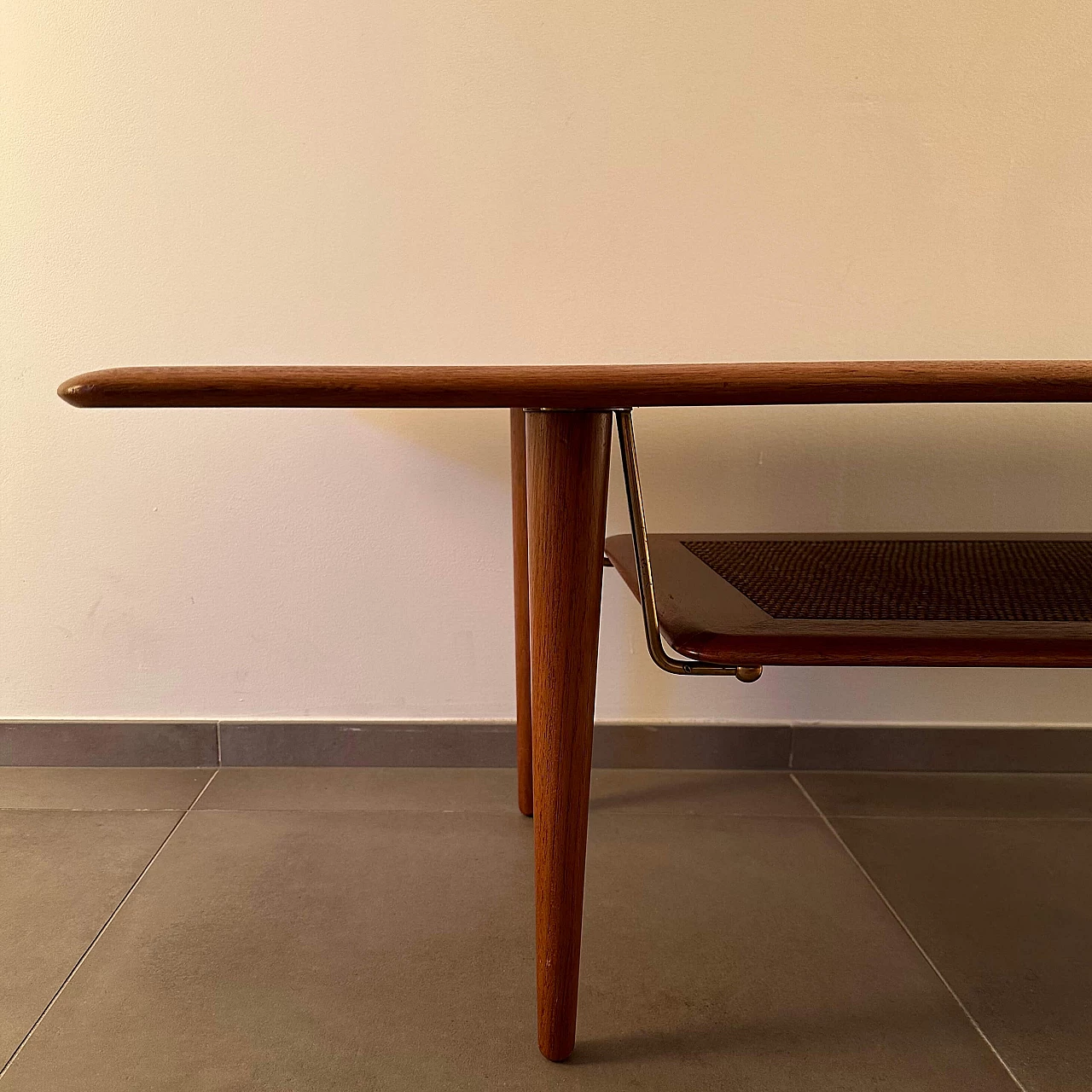 Coffee table FD516 by Peter Hvidt for France and Son, 60s 1