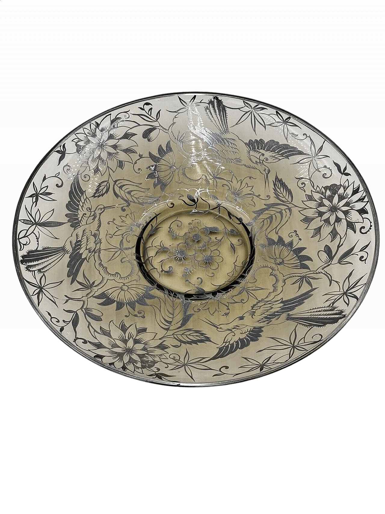 Murano glass centrepiece with silver overlay, early 1930s 9