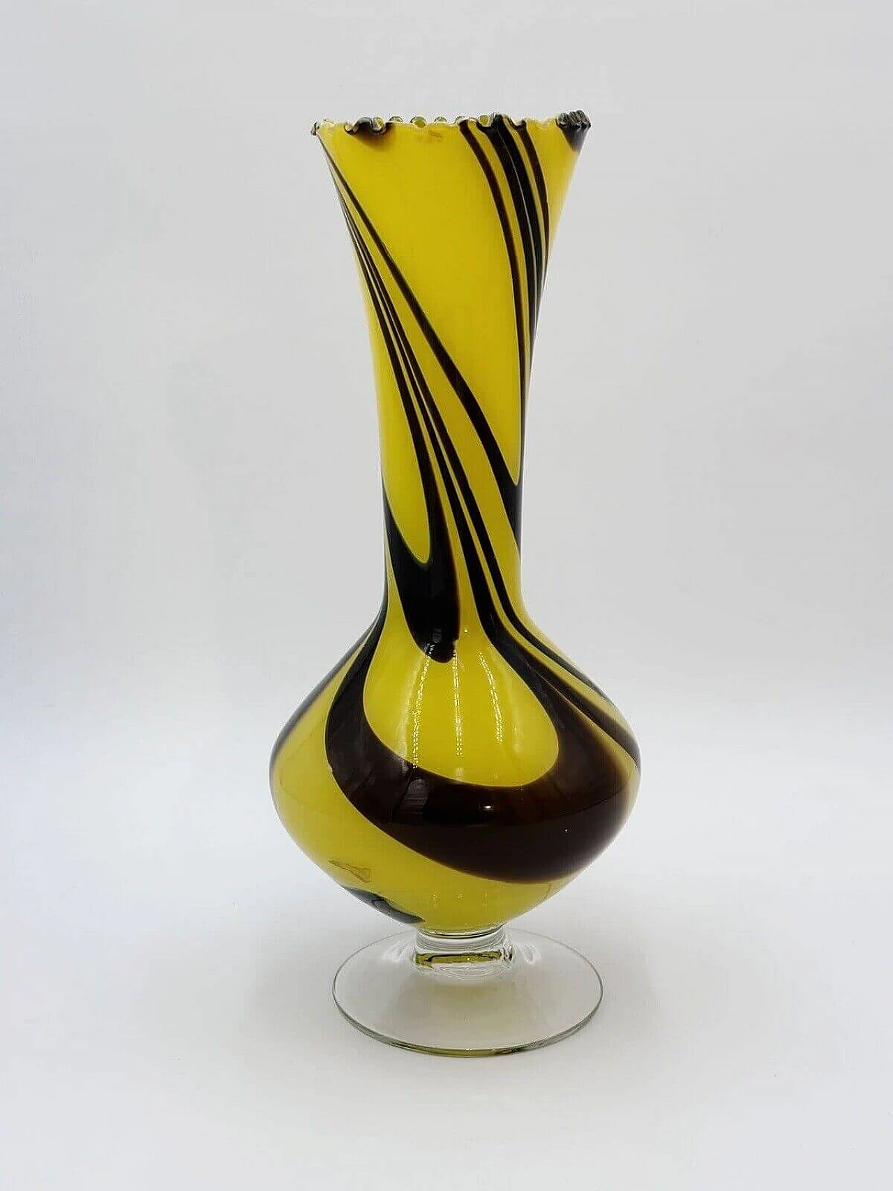 Coloured Murano glass vase by Carlo Moretti, 1970s 4