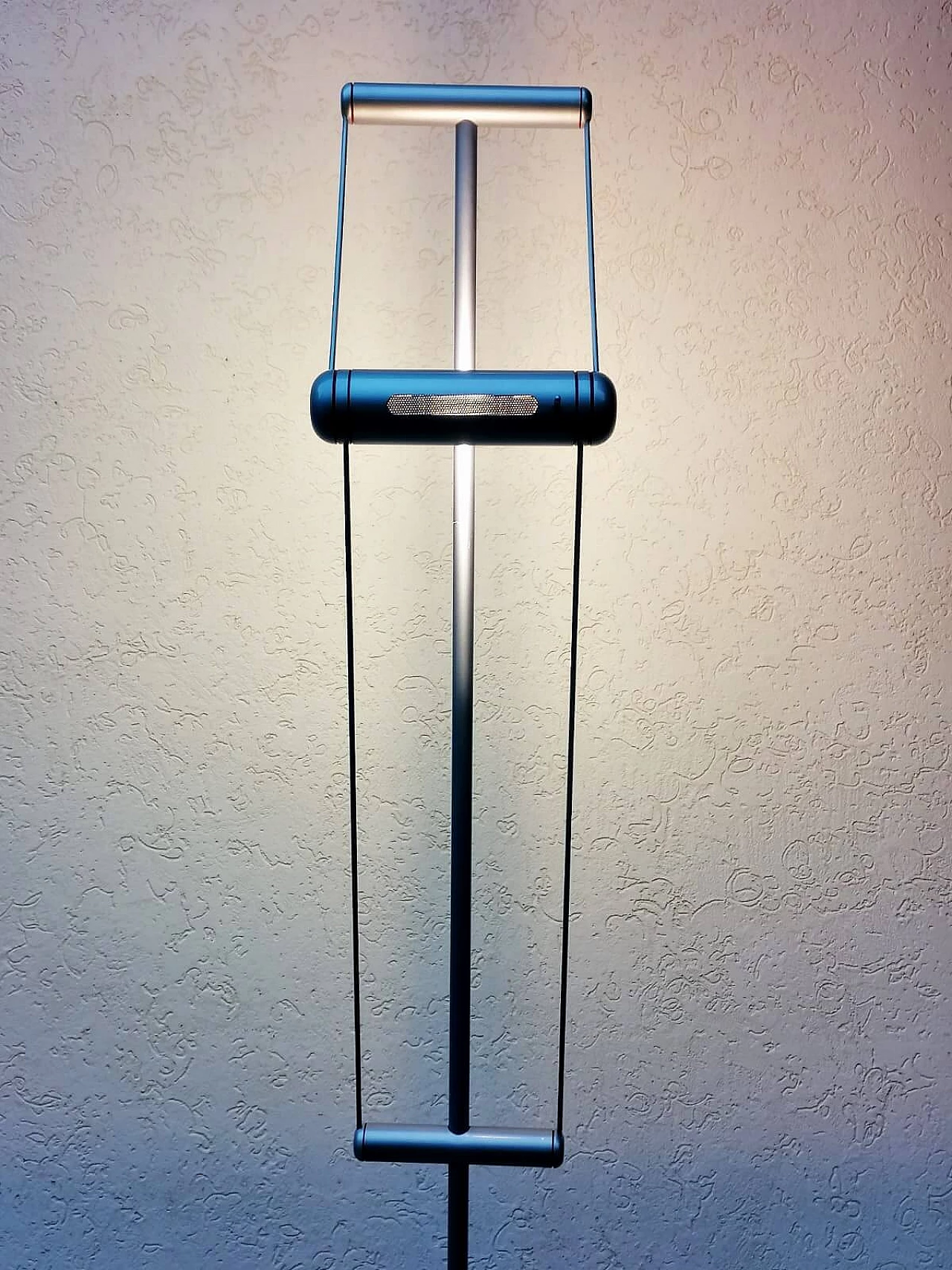 Steel, aluminium and plastic floor lamp by E. Bosi for Fratelli Martini, 1970s 18