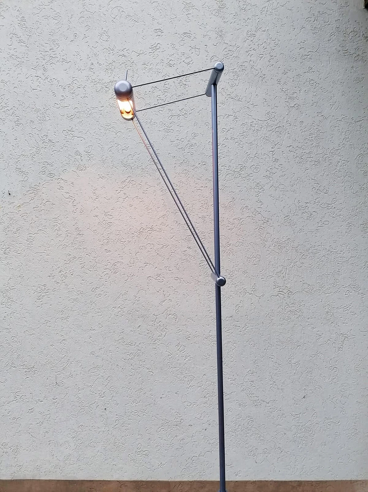 Steel, aluminium and plastic floor lamp by E. Bosi for Fratelli Martini, 1970s 19