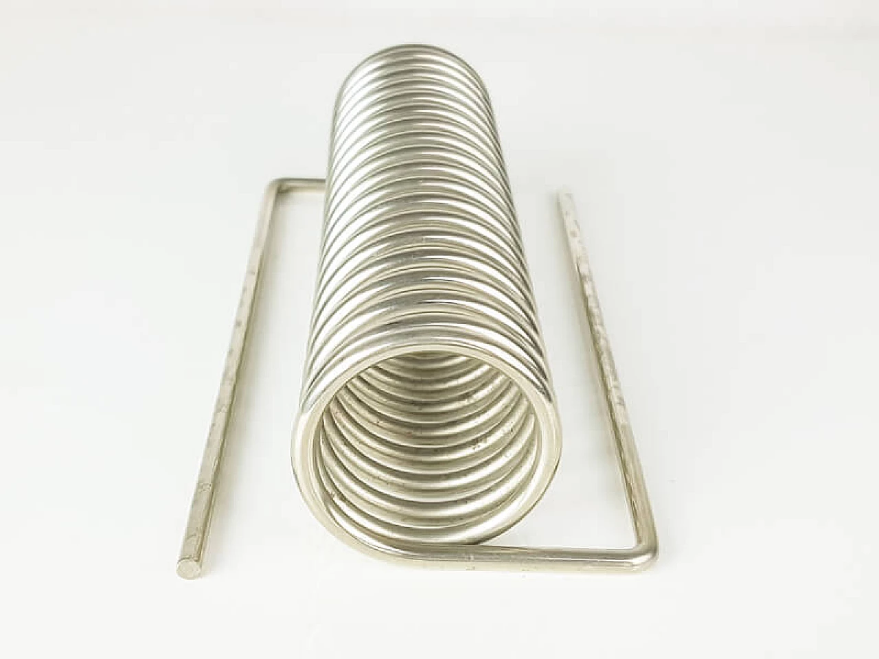 Ressort letter holder in chrome-plated steel by Yonel Lebovici for Distrimex, 1969 3