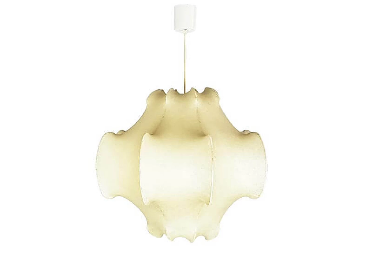 Cocoon chandelier in the style of the Castiglioni brothers, 1960s 1