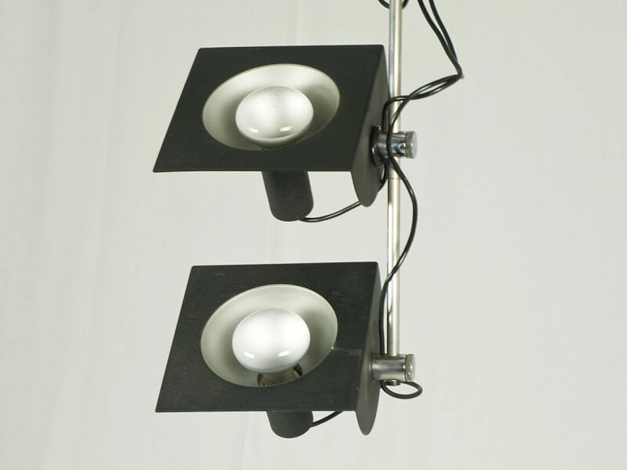 Four-light adjustable chandelier by BJ Milano Design, 1970s 3