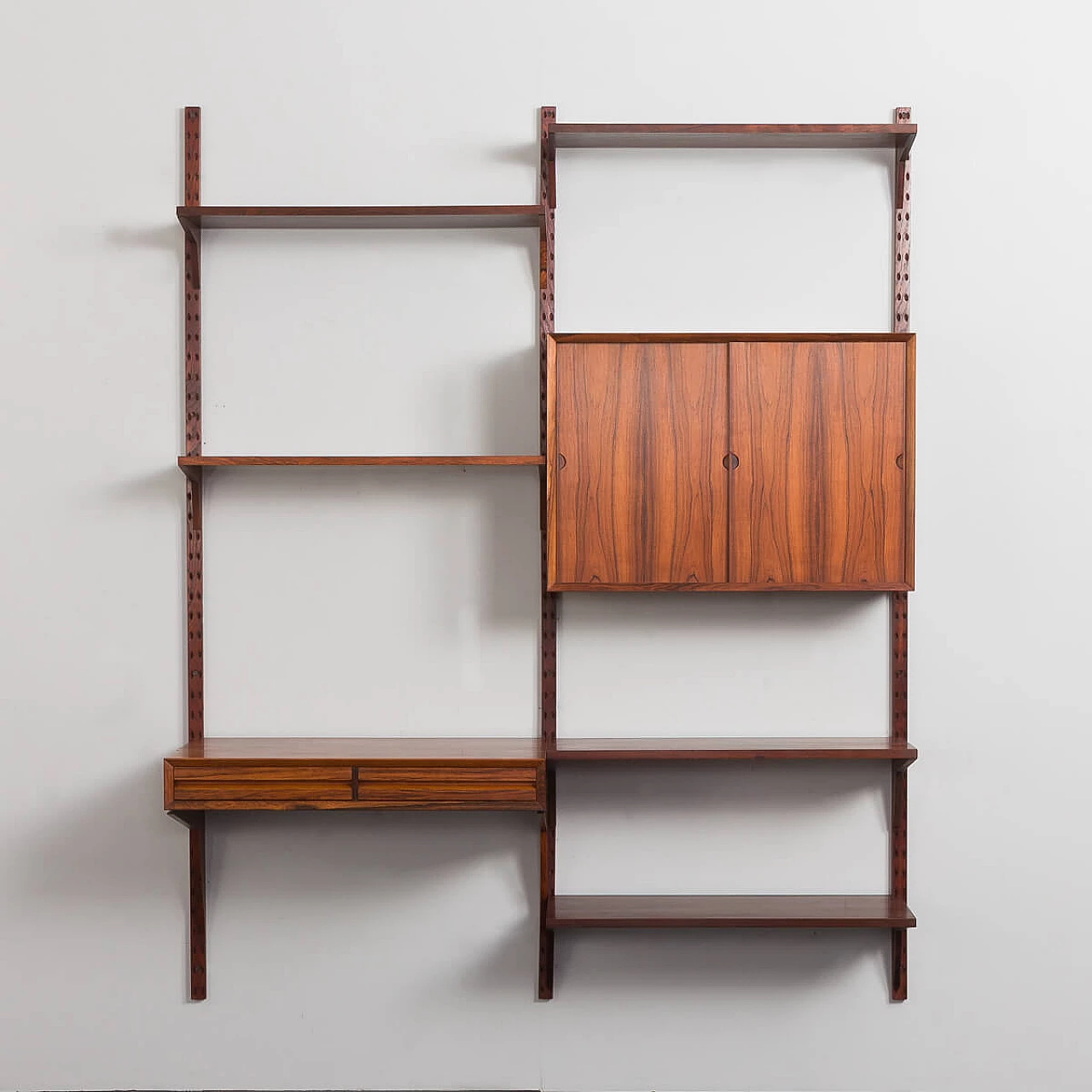 Danish two-bay rosewood bookcase by Poul Cadovius for Royal Systems, 1960s 7