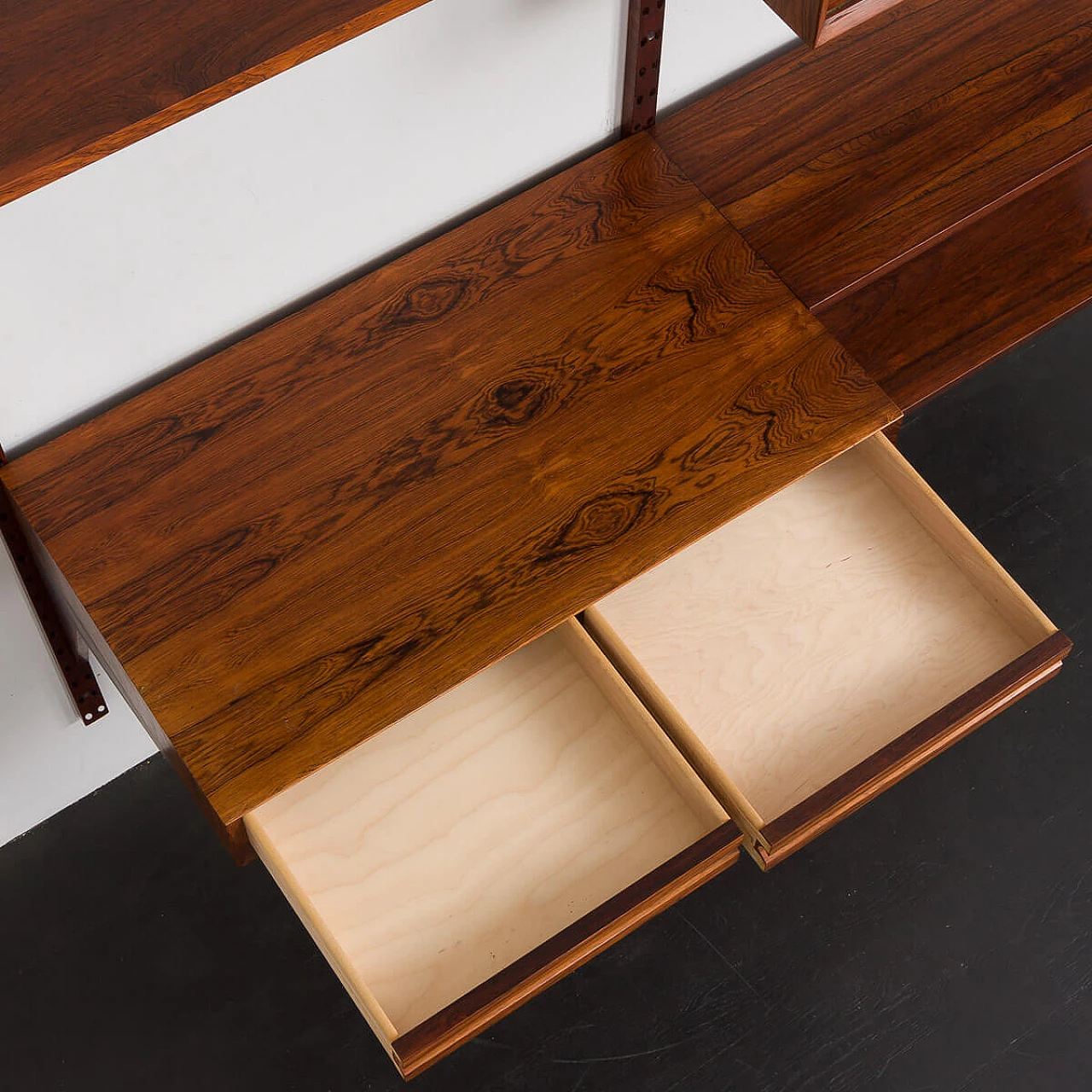 Danish two-bay rosewood bookcase by Poul Cadovius for Royal Systems, 1960s 19