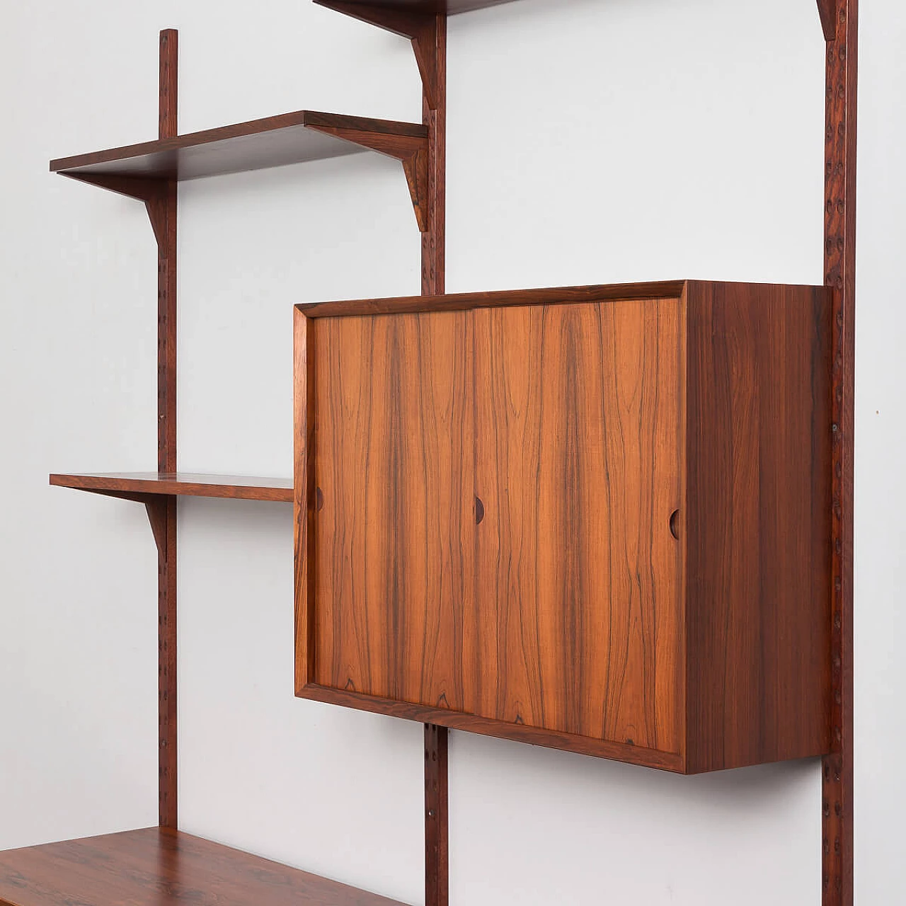 Danish two-bay rosewood bookcase by Poul Cadovius for Royal Systems, 1960s 37