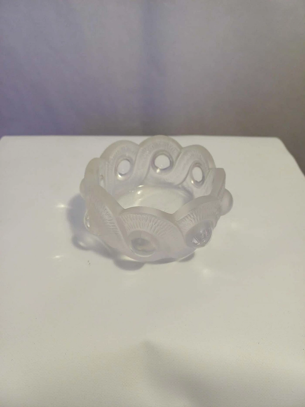 Lalique glass ashtray, 1950s 6