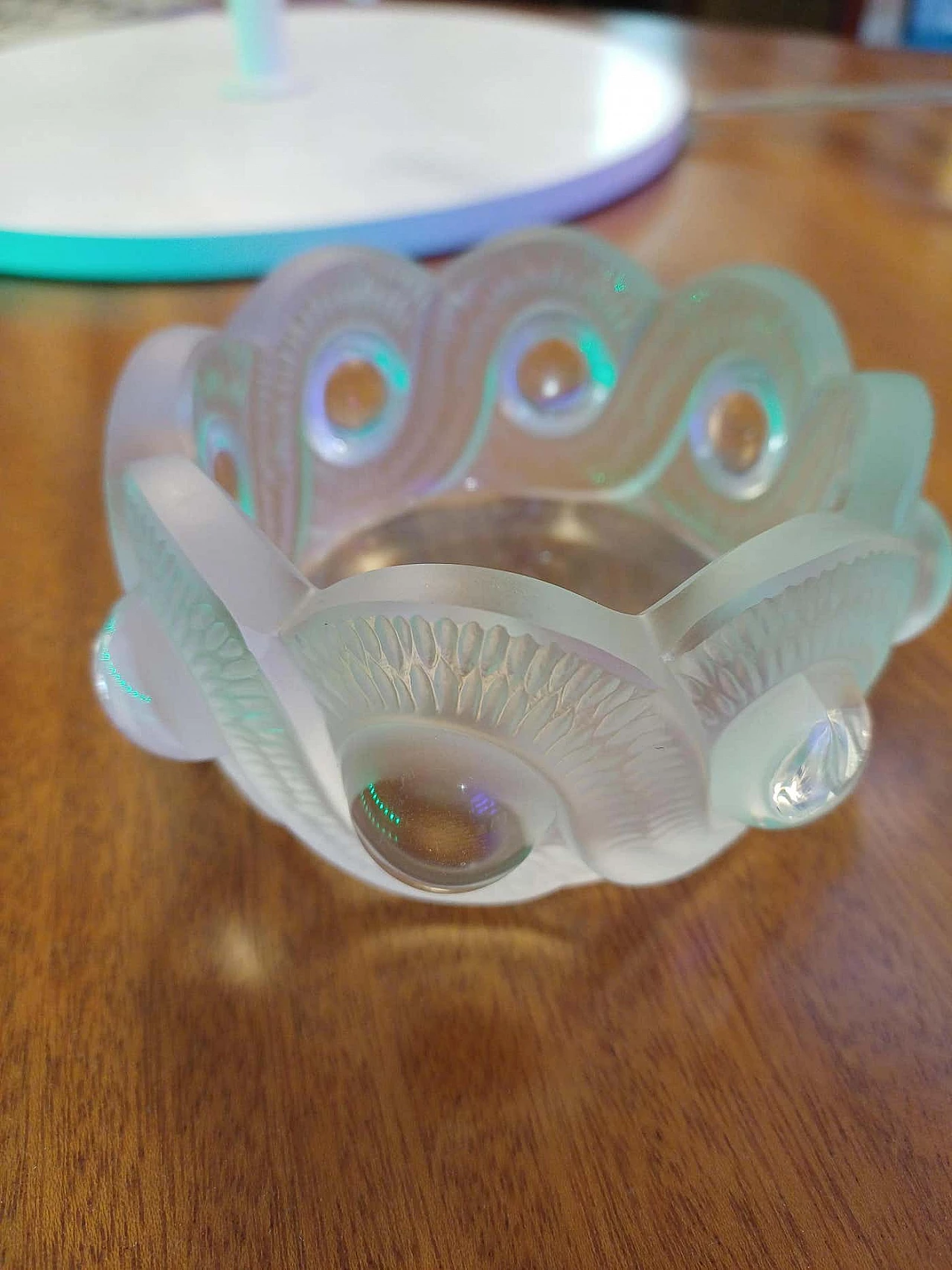 Lalique glass ashtray, 1950s 8