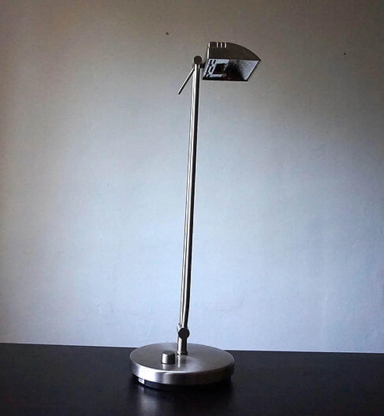 Stainless steel table lamp by Egon Hillebrand for Hillebrand, 1980s 4