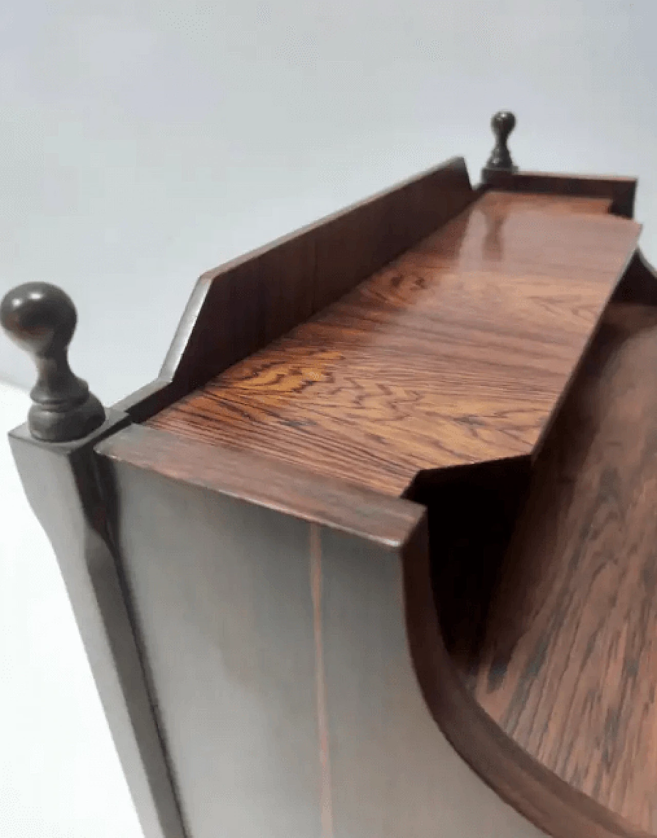 Walnut bedside table, 1970s 8