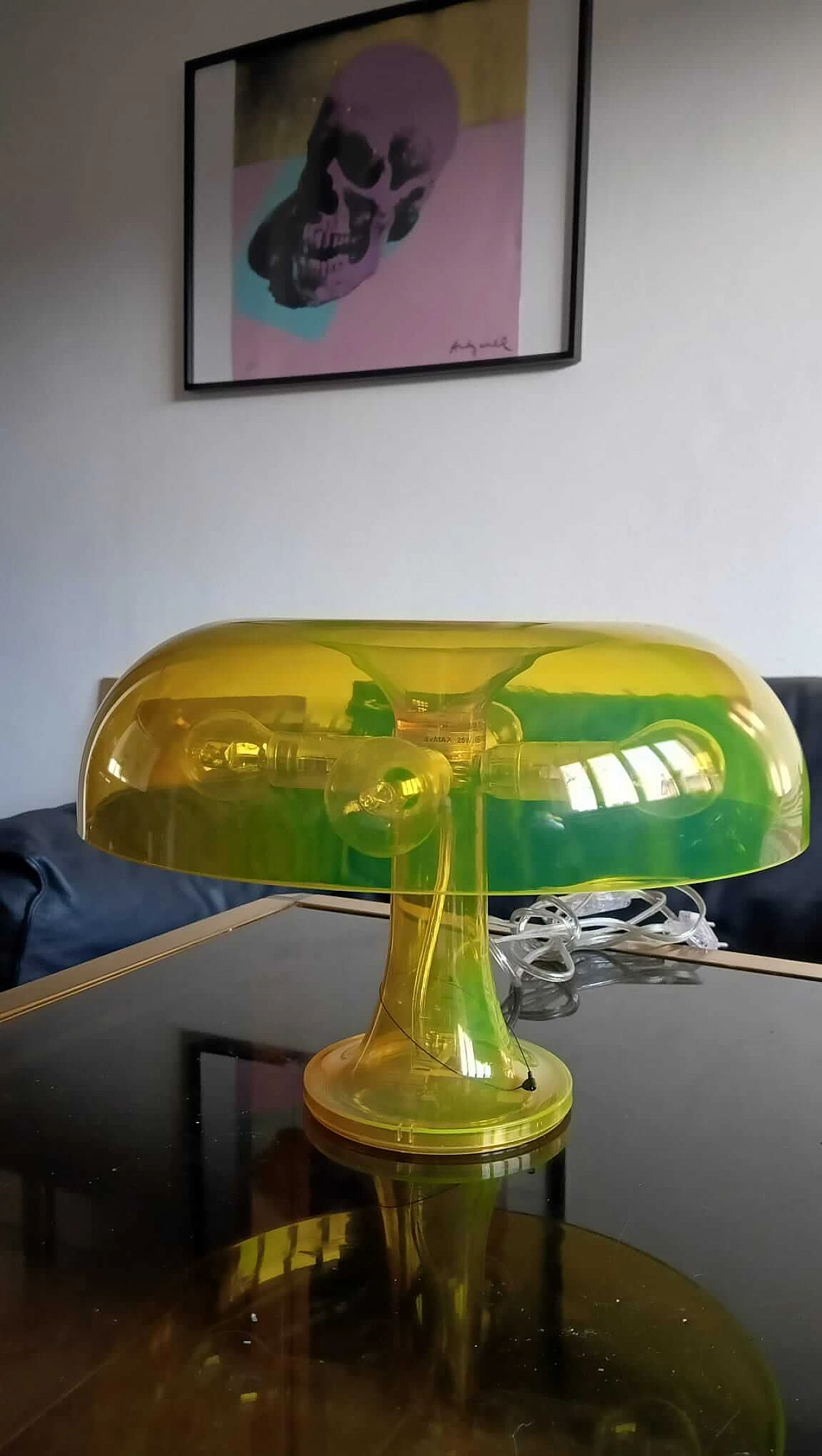 Lampada da tavolo Nessino di Giancarlo Mattioli per Artemide, anni '90 5