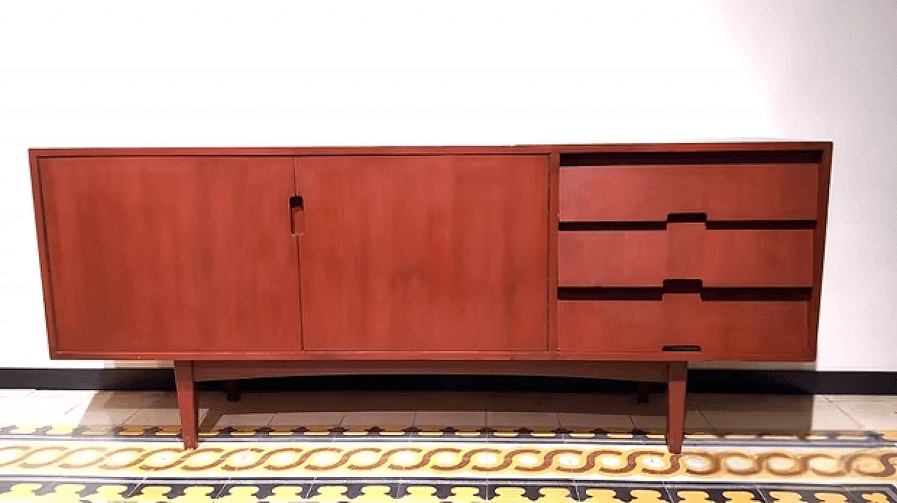 Swedish wood sideboard, 1960s 4